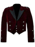 Black Modern Prince Charlie Kilt Jacket